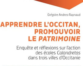 Publicacion del libre Apprendre l’occitan, promouvoir le patrimoine.