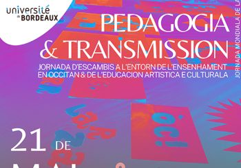 Pedagogia, transmission e educacion artistica e culturala – Jornada d’escambis lo 21 de mai de 2025