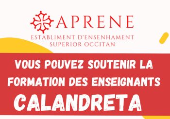 Podètz sosténer la formacion dels regents de Calandreta !