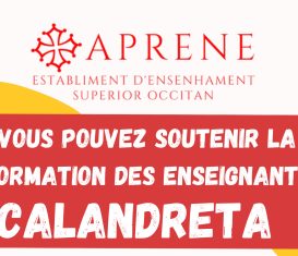 Vous pouvez soutenir la formation des enseignants de Calandreta !